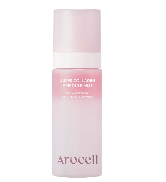 Двухфазная коллагеновая сыворотка-мист с PDRN и розовым маслом для сияния кожи Super Collagen Ampoule Mist 80 мл