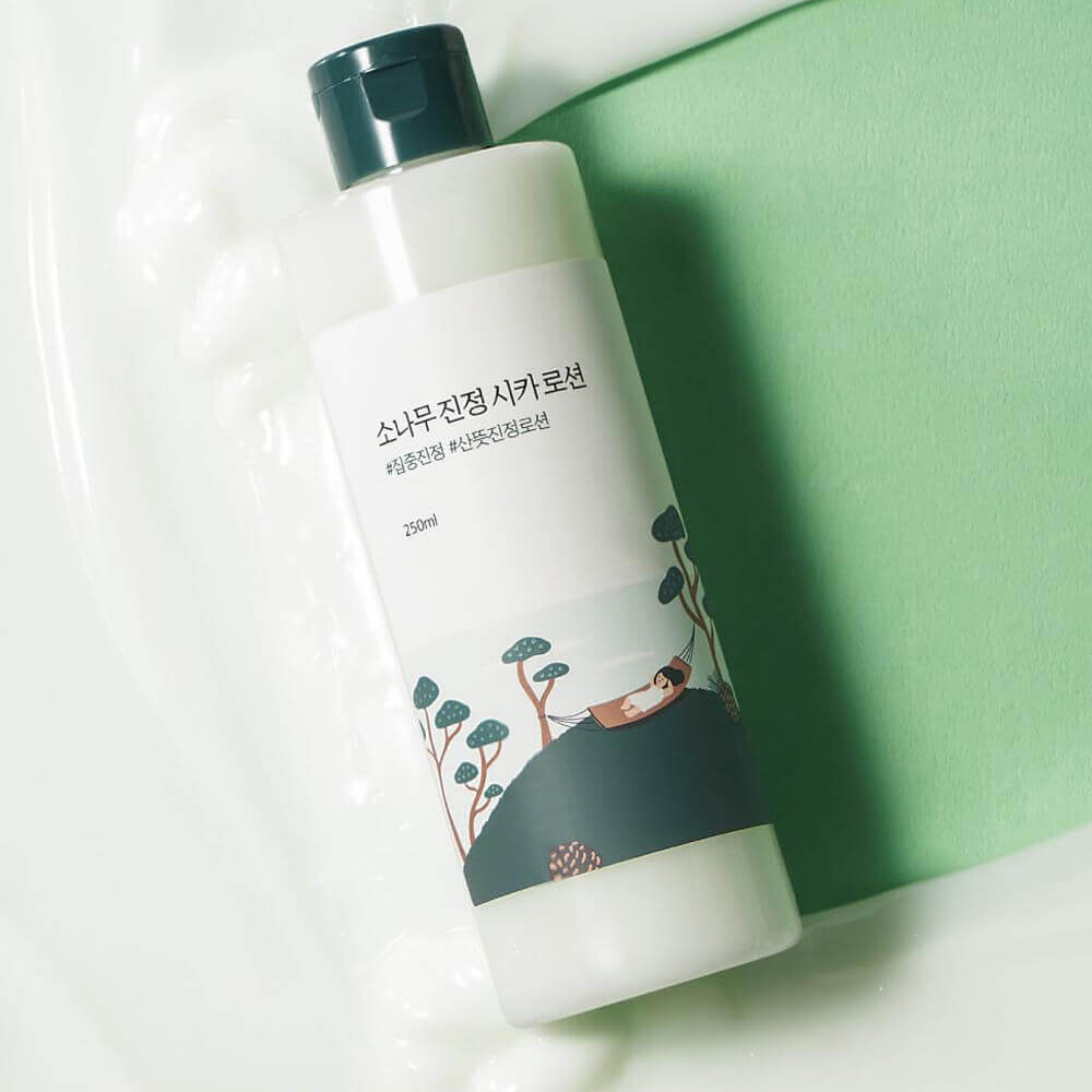 Лосьон с экстрактами сосны и центеллы для проблемной кожи Round Lab Pine Calming Cica Lotion