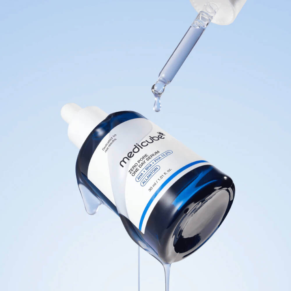 Себорегулирующая сыворотка для сужения пор с кислотами AHA, BHA и PHA Medicube Zero Pore One Day Serum 30мл