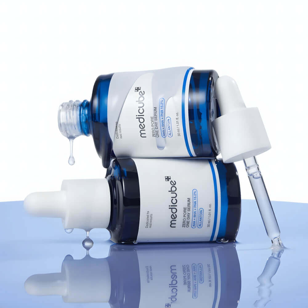 Себорегулирующая сыворотка для сужения пор с кислотами AHA, BHA и PHA Medicube Zero Pore One Day Serum 30мл