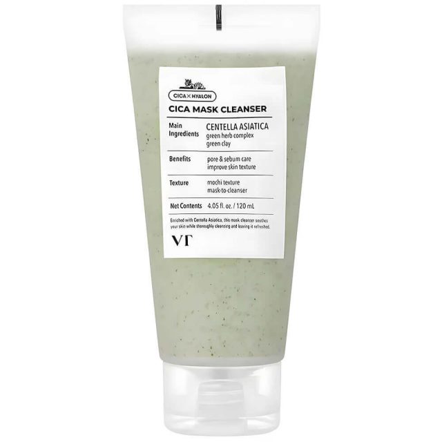 Очищающая маска-пенка с центеллой и ретинолом VT Cosmetics Cica Mask Cleanser