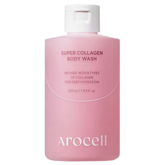 Увлажняющий гель для душа с коллагеном и ПДРН Arocell Super Collagen Body Wash 220мл