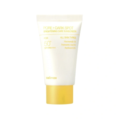 Celimax Осветляющий солнцезащитный крем SPF50 Pore + Dark Spot Brightening Care Sunscreen 10 мл