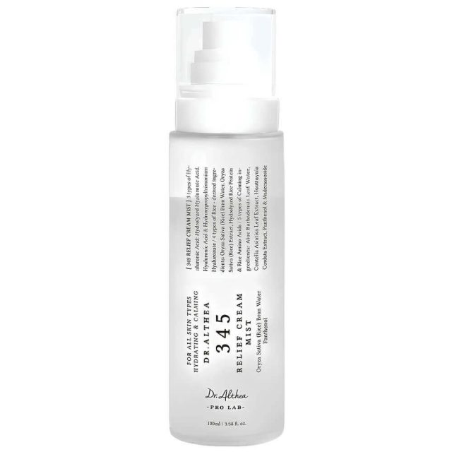 Успокаивающий мист с гидролатом риса и пантенолом Dr. Althea 345 Relief Cream Mist 100 мл