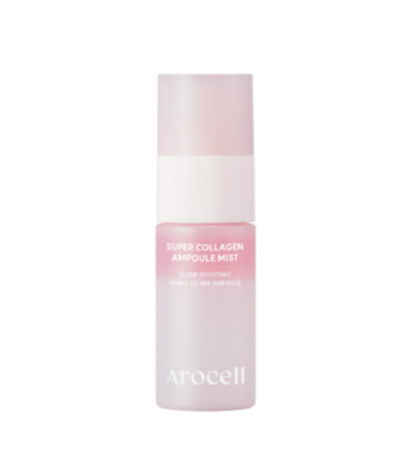 Двухфазная коллагеновая сыворотка-мист с розовым маслом и ПДРН AROCELL  Super Collagen Ampoule Mist 30мл