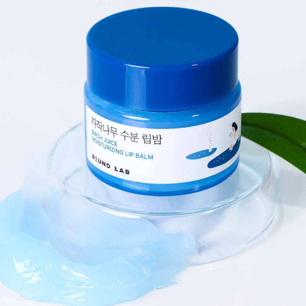 Увлажняющий бальзам для губ с берёзовым соком Round Lab Birch Juice Moisturizing Lip Balm с кистью