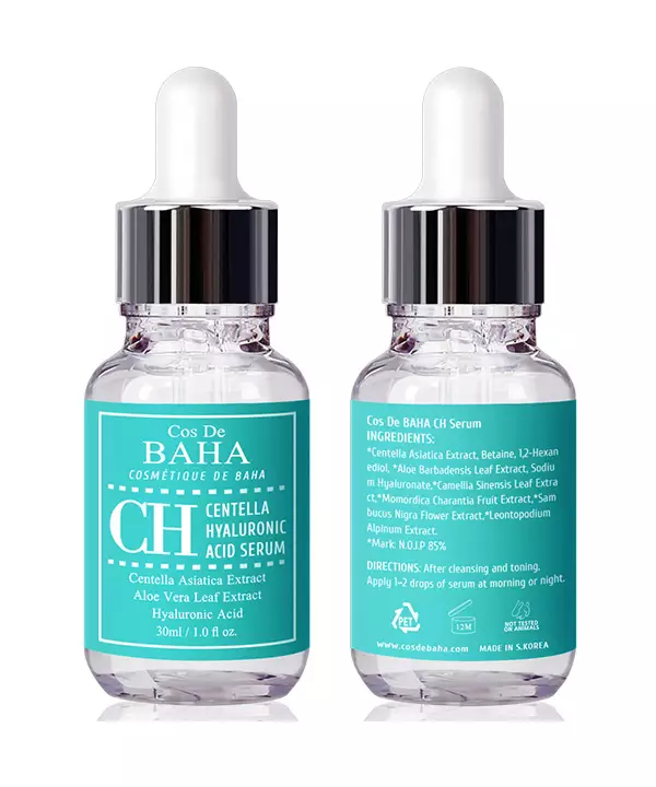 Восстанавливающая сыворотка с центеллой азиатской Cos De BAHA Centella HA Serum (30 ml)