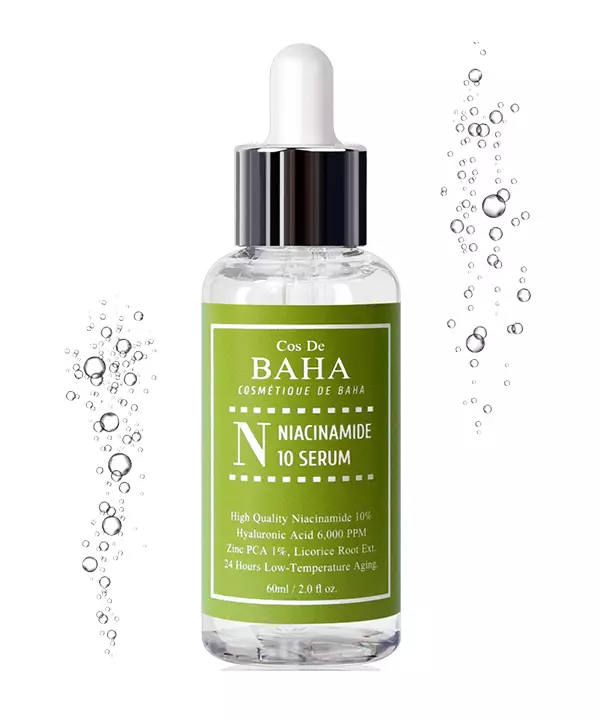 Сыворотка для сужения пор Cos De BAHA Niacinamide 10 Serum (60 ml)