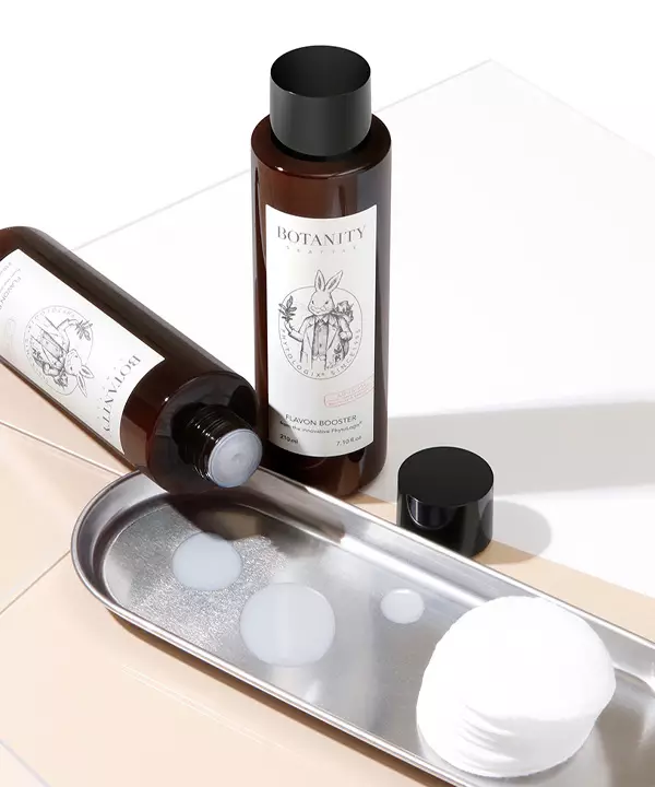 Гипоаллергенный отшелушивающий тоник для чувствительной кожи – Botanity Flavon Booster (210 ml)