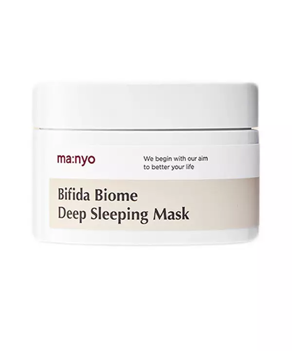 Ночная маска для кожи с пробиотиками и PHA/LHA кислотами Manyo Bifida Biome Deep Sleeping Mask (100ml)