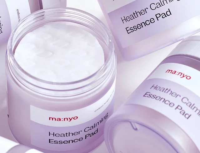 Успокаивающие липосомные пэды от воспалений Manyo Heather Calming Essence Pad
