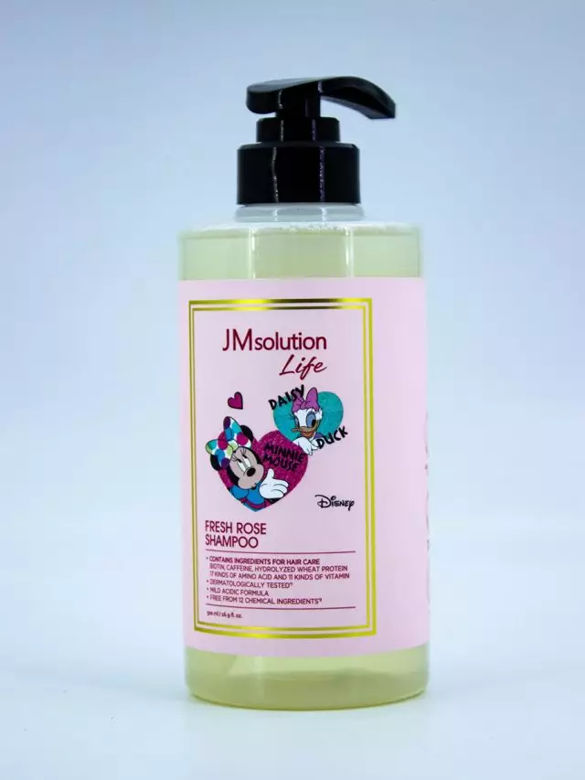 JMSOLUTION – ШАМПУНЬ ДЛЯ ВОЛОС И КОЖИ ГОЛОВЫ С АРОМАТОМ РОЗЫ LIFE DISNEY FRESH ROSE SHAMPOO 500ml
