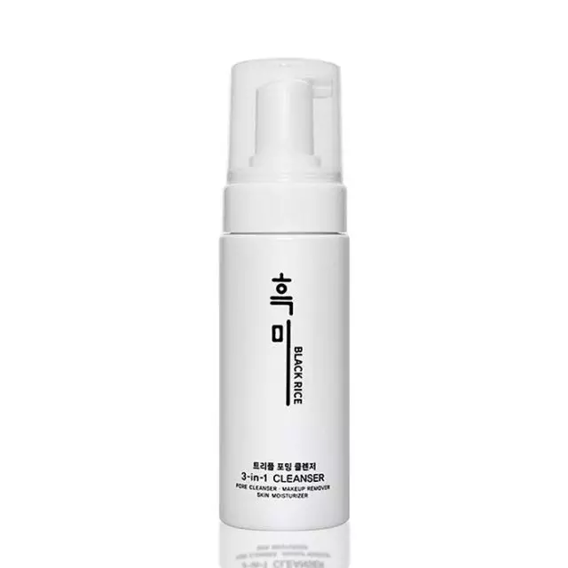 Очищающая пенка 3 в 1 Black Rice Triple Foaming Cleanser (150 ml)